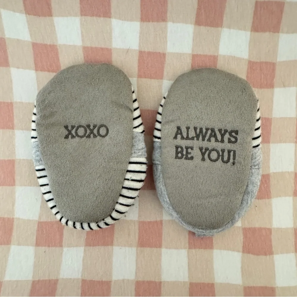 Zebra Demdaco Soft Baby Booties